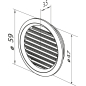 Решетка вентиляционная ZERNBERG Round 50/4 (10244001) - Фото 5