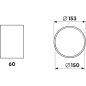 Муфта воздуховода для круглых каналов d150 мм ZERNBERG 3133 (10217431) - Фото 2