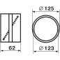 Муфта воздуховода для круглых каналов d125 мм с обратным клапаном ZERNBERG 2121 (10190961) - Фото 2