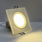 Светильник встраиваемый под лампу GU10 TRUENERGY Simple квадрат белый (21240) - Фото 9