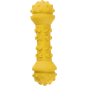 Игрушка для собак MR.KRANCH Гантель Дента аромат сливок 18 см желтый (MKR000124) - Фото 4