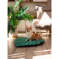 Лежанка для животных MR.KRANCH Листочек двусторонняя с имитацией кожи 120х73х6 см зеленый (MKR221514) - Фото 7