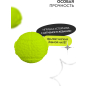 Игрушка для собак MR.KRANCH Мяч с лапкой 8 см неон желтый (MKR000212) - Фото 8