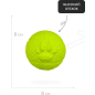 Игрушка для собак MR.KRANCH Мяч с лапкой 8 см неон желтый (MKR000212) - Фото 9