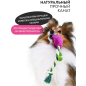 Игрушка для собак MR.KRANCH Роза с канатом 29х5х5 см розовый (MKR80264) - Фото 9