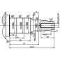 Коленвал конусный для двигателя STARK 188F/GX390 (03816) - Фото 2