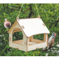 Кормушка для птиц WOODY Уютный домик 20,5х17,5х20,5 см (02918) - Фото 4