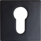 Накладка дверная на цилиндр АЛЛЮР АРТ ET-S2 BL матовый черный (13846) - Фото 2