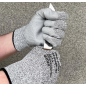 Перчатки трикотажные против порезов KRONEX CARBON (PER-0040) - Фото 4