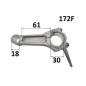 Шатун 172F для генератора ECO PE-7000RSI (13010-17201-00)