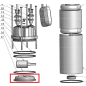 Крышка промежуточная для насоса DGM BP-A111 (WQD750-17)