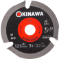 Диск пильный 125х22,2 мм 3 зуба OKINAWA по дереву (125-3-22)