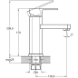 Смеситель для умывальника ECONOCE серия 380 (EC0381) - Фото 2