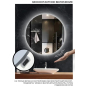 Зеркало для ванной с подсветкой EMZE LED Motion D900 (LED.90.90.MOTION.4K) - Фото 8