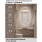 Зеркало для ванной с подсветкой EMZE LED Oval 500х1000 (LED.50.100.4K) - Фото 2