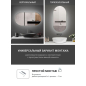 Зеркало для ванной с подсветкой EMZE LED Oval 500х1000 (LED.50.100.4K) - Фото 5
