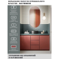 Зеркало для ванной с подсветкой EMZE LED Oval 500х1000 (LED.50.100.AF.4K) - Фото 2