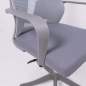 Кресло компьютерное AKSHOME Abraham ткань/сетка серый (103086) - Фото 7