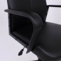 Кресло компьютерное AKSHOME Edison кожзам черный (104695) - Фото 7