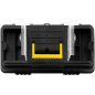 Ящик для инструментов пластиковый KOLNER KBOX 19/2 485х215х245 мм с клапанами (8110100060) - Фото 4