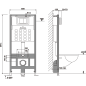 Унитаз с инсталляцией 6 в 1 ROXEN StounFix Slim (963184) - Фото 8