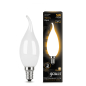 Лампа светодиодная филаментная E14 GAUSS Tailed Opal milky 5 Вт 2700K (104201105) - Фото 2