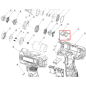 Кнопка переключения скоростей в сборе для дрели-шуруповерта WORTEX BD1220Li (YN-2012-33+34)