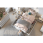 Каркас односпальной кровати NN МЕБЕЛЬ Токио белый текстурный 90x200 см - Фото 5