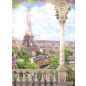 Фотообои флизелиновые ФАБРИКА ФРЕСОК Фреска вид с балкона на Париж 500x270 см (655270) - Фото 2