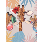 Фотообои флизелиновые ФАБРИКА ФРЕСОК  Веселые жирафы 500x270 см (255270) - Фото 2