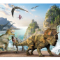 Фотообои флизелиновые ФАБРИКА ФРЕСОК Динозавры 300x270 см (383270)