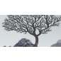 Фотообои флизелиновые ФАБРИКА ФРЕСОК Акварельная Япония и горы 300x265 см (173265) - Фото 4