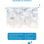 Фотообои флизелиновые ФАБРИКА ФРЕСОК Карта светлая с воздушными шарами 400x265 см (334265) - Фото 2