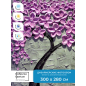 Фотообои флизелиновые ФАБРИКА ФРЕСОК Фиолетовое дерево 300x280 см (163280) - Фото 3