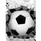 Фотообои флизелиновые ФАБРИКА ФРЕСОК Футбольные мячи из стены 400x270 см (724270) - Фото 2