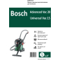 Мешок для пылесоса Bosch Universal Vac 15 DR.ELECTRO 5 штук (BUNV15/5) - Фото 5
