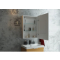 Шкаф с зеркалом для ванной КОНТИНЕНТ Allure LED 55 правый (МВК003) - Фото 13