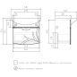 Тумба с умывальником VOLNA Adel 60.1Y (tpADEL60.1Y-01-1) - Фото 4