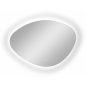 Зеркало для ванной с подсветкой КОНТИНЕНТ Alma LED 1000х700 ореольная холодная подсветка (ЗЛП614) - Фото 2