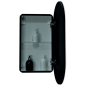 Шкаф с зеркалом для ванной КОНТИНЕНТ Elmage Black LED 45 (МВК049) - Фото 2