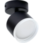 Светильник поворотный с мат. кольцом MODERN под лампу GX53, d83x60 мм, IP20, алюминий, черный (21036)