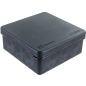 Распределительная коробка ПРОМРУКАВ для прямого монтажа 12 вводов 100х100х40 черная (60-0303-9005)
