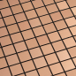 Панель ПВХ самоклеящаяся САМОКЛЕЙКИН Алюминий Бронзовая мозаика 300х300х3 мм (MA-B02) - Фото 5