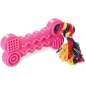 Игрушка для собак TRIOL Косточка с веревкой 9,5x16,5 см (12191142) - Фото 2