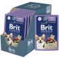 Влажный корм для собак BRIT Premium ягненок в соусе пауч 85 г (5053421) - Фото 5