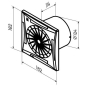 Вентилятор вытяжной накладной ZERNBERG Lazurit 125 S (10223331) - Фото 5
