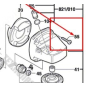 Винт для шлифмашины угловой BOSCH GWS7-115 / GWS14-125C (1603415005)