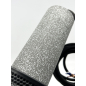 Подвесной светильник цилиндрический под лампу E27 с металлической сеткой, иск.камень, серый, IP20 (21407) - Фото 6