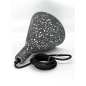 Подвесной светильник конусный под лампу E27 иск.камень, цвет черн гранит, IP20 (21403) - Фото 4