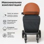 Коляска детская прогулочная BUBAGO Bass Light кирпичный (BG 131-3) - Фото 9